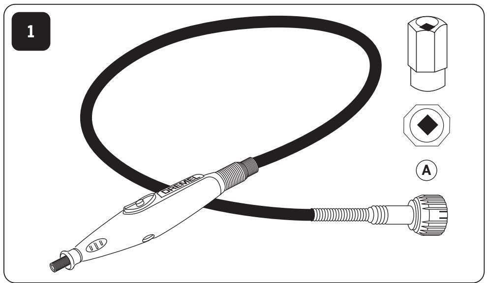 DREMEL 225 FLEXSHAFT - 1