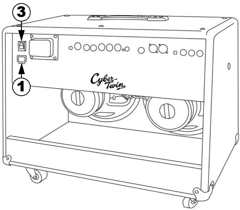FENDER CYBER-TWIN - Démarrage rapide - 1