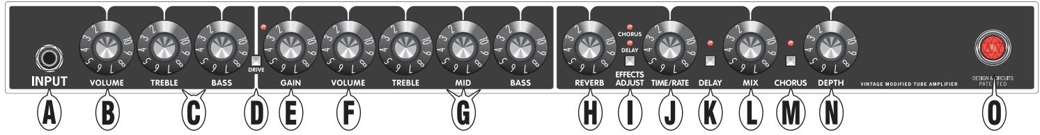FENDER BAND-MASTER DELUXE - Features include: - 2