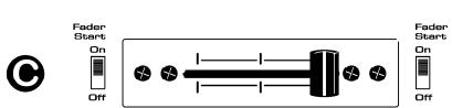 JBSYSTEMS BEAT 4 USB - CROSSFADER EN LA POSICION IZQUIERDA: El reproductor de CD conectado al conector de in fader A se enquirytra reproduciendo, el othero repren pausa. - 3