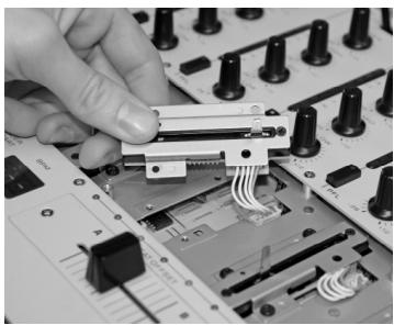 JBSYSTEMS BPM6 USB - Werkwijze voor het verrangen van een kanaalfader: - 1
