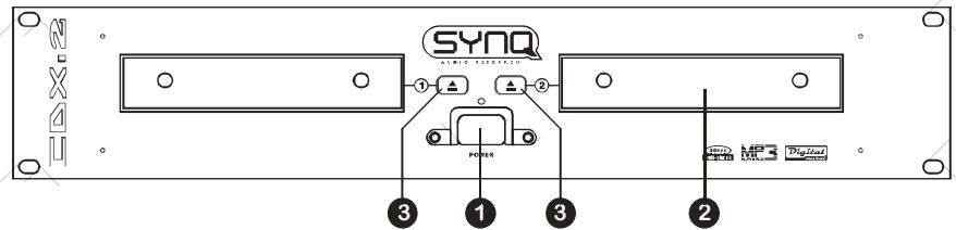 JBSYSTEMS CDX-2 - UNIDAD PRINCIPAL - PARTE FRONTAL: - 1