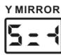 JBSYSTEMS CLUB LASER 7 - Pattern X/Y mirror control setup: - 7