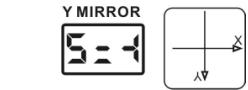 JBSYSTEMS CLUB LASER 7 - Réglage de l'effet miroir X/Y: - 4