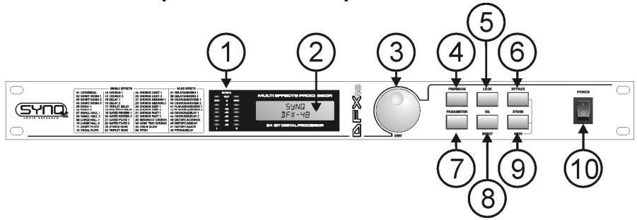 JBSYSTEMS DFX48 - FUNKTIONEN (VORDERSEITE) - 1