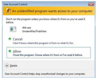 JBSYSTEMS DMC 1000 - Message important pour les utilisateurs de Vista - 1