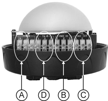 JBSYSTEMS LED BALL OUTDOOR - INSTALACION ELECTRICA + DIRECCIONAMIENTO - 1