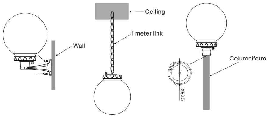 JBSYSTEMS LED BALL OUTDOOR - OVERHEAD RIGGING - 1