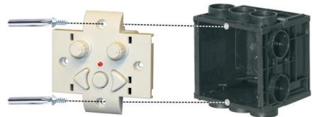 JBSYSTEMS LED WALL DIMMER - INSTALAÇÃO MECÁNICA NA CAIXA DE PAREDE: - 1