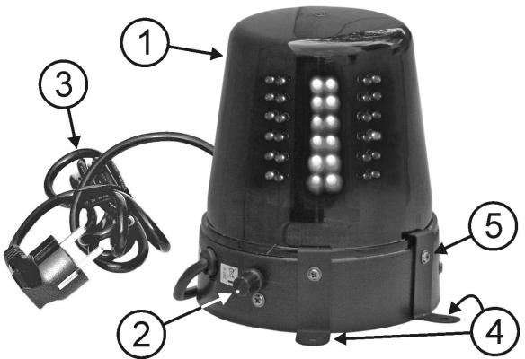 JBSYSTEMS LED WARNING LIGHT - CAUTION - 8