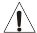 JBSYSTEMS LED WARNING LIGHT - CAUTION - 3