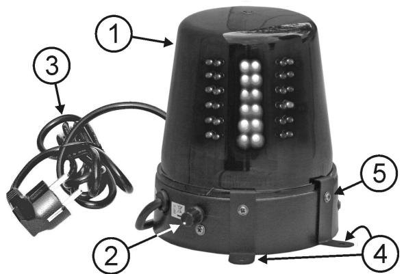 JBSYSTEMS LED WARNING LIGHT - DESCRIPTION: - 1