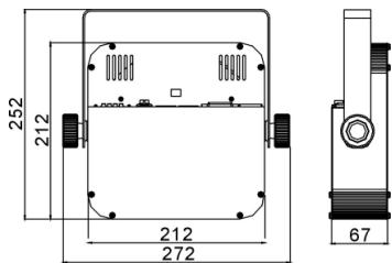 JBSYSTEMS LED-UV212 - TECHNISCHE EINZELHEITEN - 1