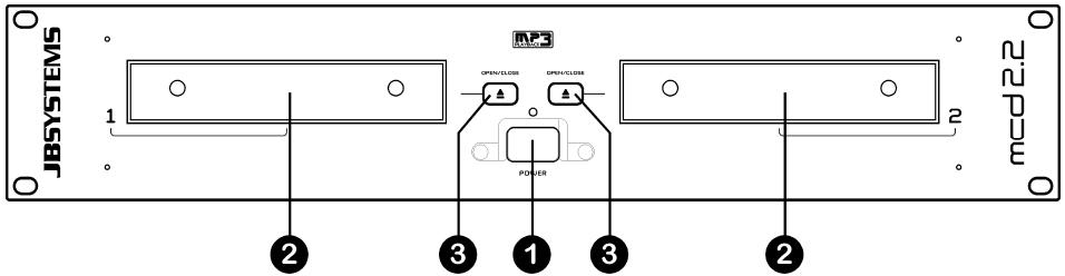 JBSYSTEMS MCD 2.2 - TASTEN UND FUNKTIONEN (MAIN UNIT) - 1