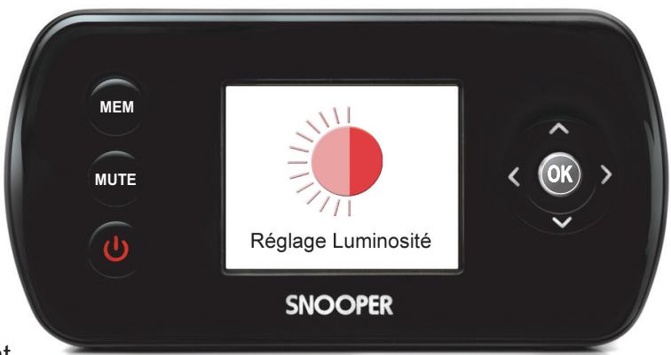 SNOOPER SAPPHIRE N - Réglage luminosité - 1