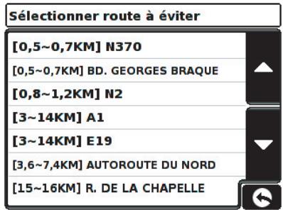 SNOOPER STRABO PLUS - Éviter par nom de route - 6