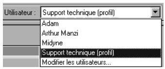 PALM M100 - Pour créer un profil utilisateur sous windows : - 3