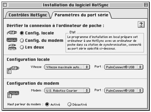 PALM M100 - Afficher plus de détails dans le journal de hotSync - 1