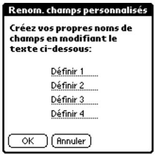 PALM M100 - Renom. champs personnalisés - 1