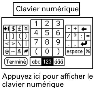 PALM M100 - Clavier logiciel - 3