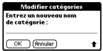 PALM M100 - Pour définir une nouvelle catégorie - 3
