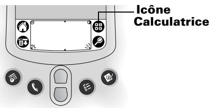 PALM M500 - Pour ouvrir l'application calculatrice : - 1