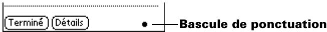 PALM M500 - Trace des signes de ponctuation - 1
