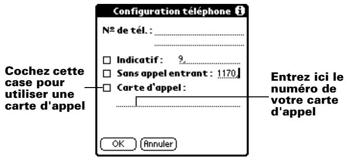 PALM M500 - Pour utiliser une carte d'appoint : - 1