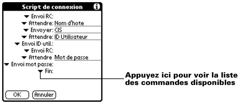 PALM M500 - Scripts de connexion - 1