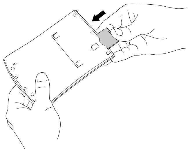 PALM M500 - Insertion d'une carte d'extension - 1