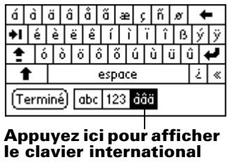 PALM M500 - Clavier logiciel - 4