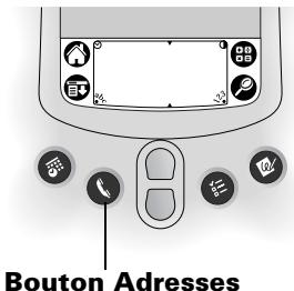 PALM M500 - Pour ouvrir l'application adresses : - 1