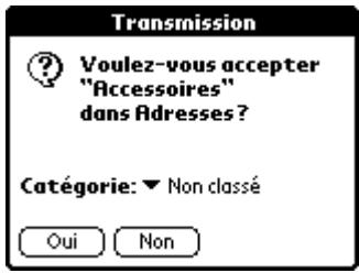 PALM M515 - Pour recevoir des informations transmises par infrarouge : - 1