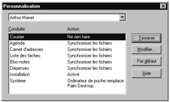 PALM M515 - Pour restaurer vos données à partir d'un ordinateur windows après une réinitialisation matérielle : - 1