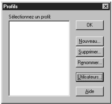 PALM M515 - Pour créer un profil utilisateur sur un ordinateur windows : - 1