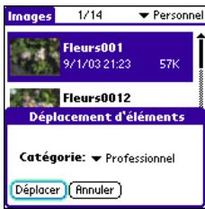 PALM TREO 600 - Déplacement d'images - 1