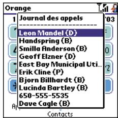 PALM TREO 600 - Rappel du dernier numéro appelé - 1