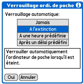 PALM TUNGSTEN T5 - Verrouillage automatique de votre ordinateur de poche - 3