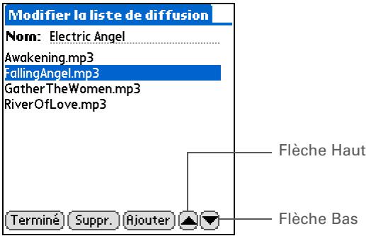 PALM TUNGSTEN T5 - Ajouter des chansons à la liste - 2