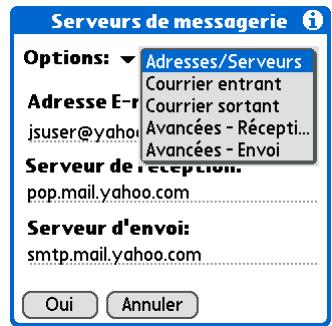 PALM TUNGSTEN T5 - Serveurs de messagerie 1 - 2