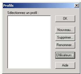 PALM TUNGSTEN T5 - Création d'un profil utilisateur - 1
