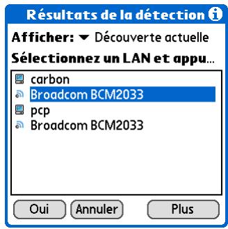 PALM TUNGSTEN T5 - Configuration d'une connexion à un réseau - 2