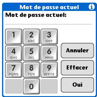 PALM TUNGSTEN T5 - Suppression d'un mot de passe - 1