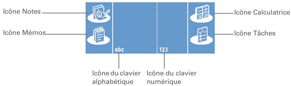 PALM TUNGSTEN T5 - Zone de saisie - 1