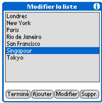 PALM TUNGSTEN T5 - Suppression d'une ville - 1