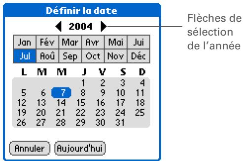 PALM TUNGSTEN T5 - Réinitialisation de la date et de l'heure - 3