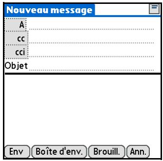 PALM TUNGSTEN T5 - Envoi d'un e-mail - 3