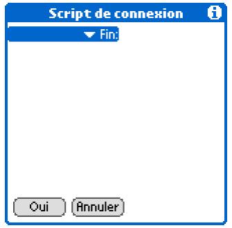 PALM TUNGSTEN T5 - Création de scripts de connexion - 5