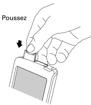 PALM TUNGSTENT E - Pour retirer une carte d'extension : - 1
