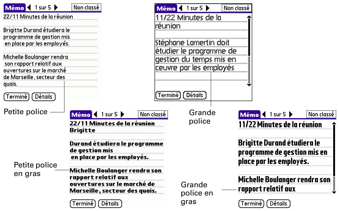 PALM TUNGSTENT E - Choix des polices - 1
